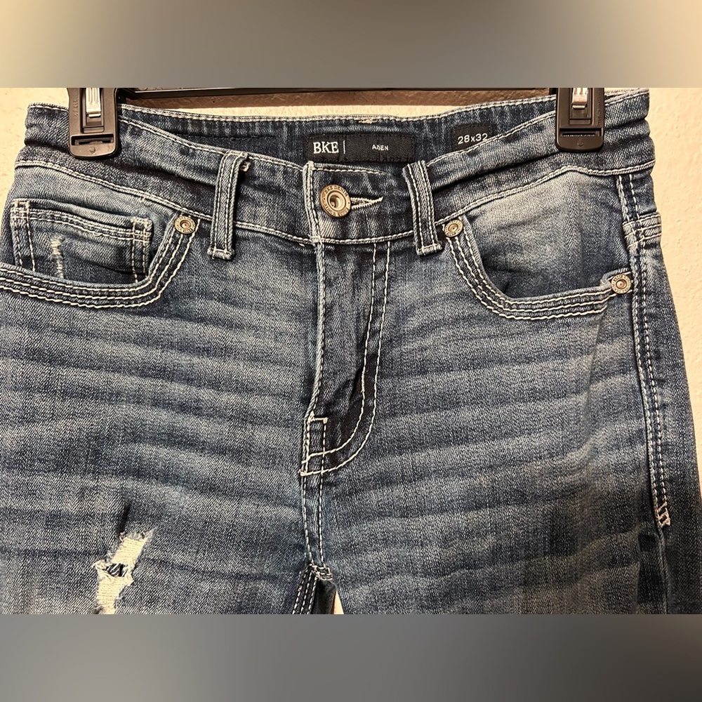 BKE Aiden Jeans Men’s Distressed Size 28x32 - Picture 4 of 14